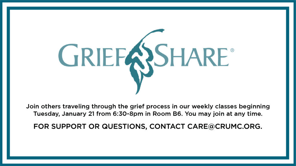 Grief Share Classes- Session I 2025