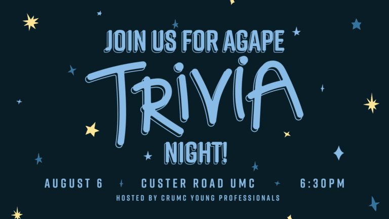 Trivia Night at Custer Road UMC supporting Agape Resource and Assistance Center Plano Texas