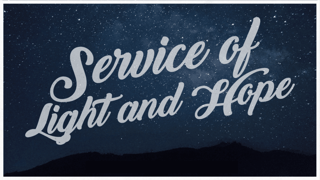 Service of Light and Hope at Custer Road