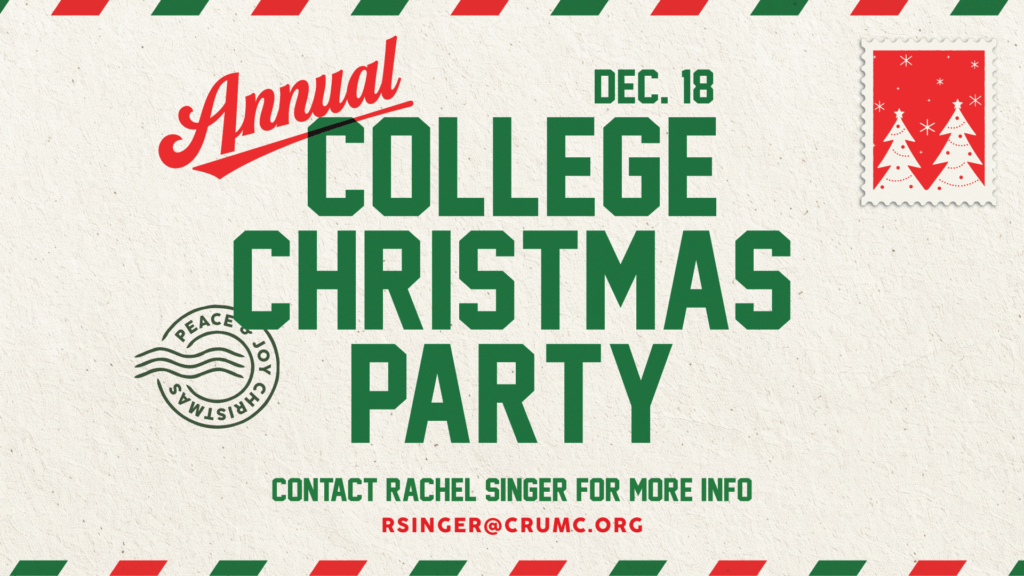 Custer Road UMC College Christmas Party 2025 Plano Texas